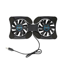 Load image into Gallery viewer, Foldable USB Cooling Fan CPU Cooler Mini Octopus Notebook Cooler Pad Quiet Stand Double Fans for Notebook Laptop stands and coolers Marginseye.com
