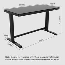Load image into Gallery viewer, Height  Adjustable Electric Motor Standing Desk
