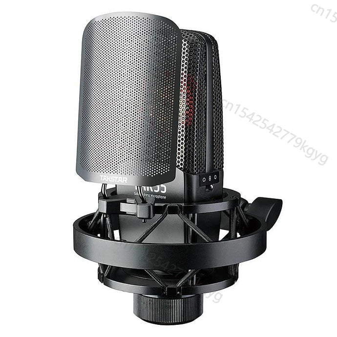 Takstar TAK55 Professional Recording Microphone with Shock Mount and Pop Filter For Vocal Recording Podcasting Live Streaming