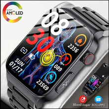 Load image into Gallery viewer, 2023 Blood Glucose Smart Watch Men ECG+PPG Heart Rate Blood Pressure Health
