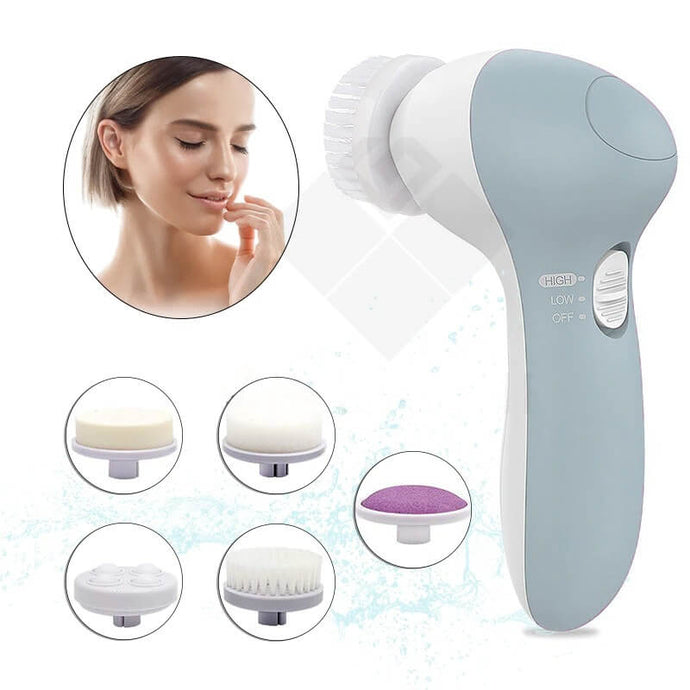 5 IN 1 Face Cleansing Electric  Brush marginseye.com
