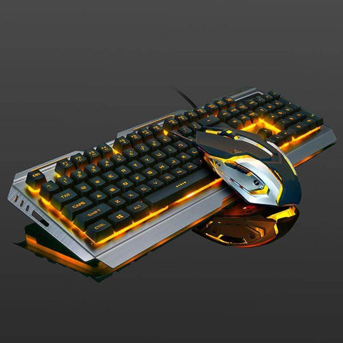 Backlight Gaming Keyboard Wired  Mouse Set marginseye