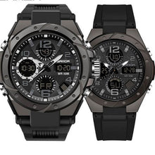 Load image into Gallery viewer, COUPLE WATCH FASHION digital Chrono Dual Display Waterproof Sports Quartz Watches
