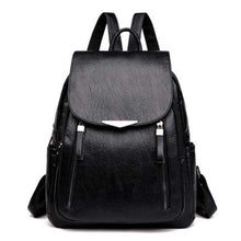 Load image into Gallery viewer, Casual Backpack Female Brand Leather Women&#39;s Backpack Large Capacity School Bag For Girls Double Zipper Fashion Shoulder Bags hand bags Marginseye.com
