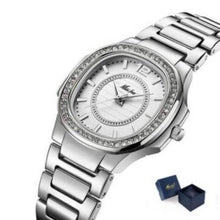 Cargar imagen en el visor de la galería, Geneva Designer Ladies Watch Luxury Brand Diamond Quartz Gold Wrist Watch Gifts For Women
