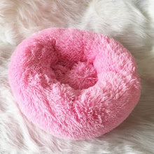 Cargar imagen en el visor de la galería, Long Plush Super Soft Dog Bed Pet Kennel Round Sleeping Bag Lounger Marginseye.com
