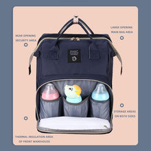 Load image into Gallery viewer, Expandable Baby Diaper Bag Bed Backpack For Mom Marginseye.com
