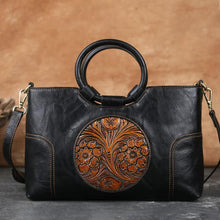 Cargar imagen en el visor de la galería, High-Quality Leather Women&#39;s Handbag Retro Marginseye.com
