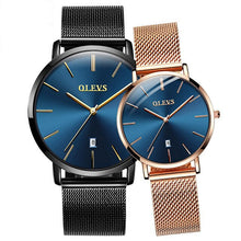 Load image into Gallery viewer, Japan Quartz Movement Couple Watch His Hers Watch Set Auto Date Lover&#39;s Wristwatch

