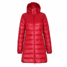 Load image into Gallery viewer, Ladies Coats Long Winter Hat Detachable Down Jacket Marginseye.com
