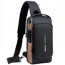 Load image into Gallery viewer, Men&#39;s Multifunction Anti-theft USB Shoulder Bag Crossbody travel
