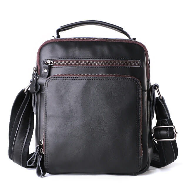 Messenger Bag Men's Shoulder Genuine Leather Bags Marginseye.com
