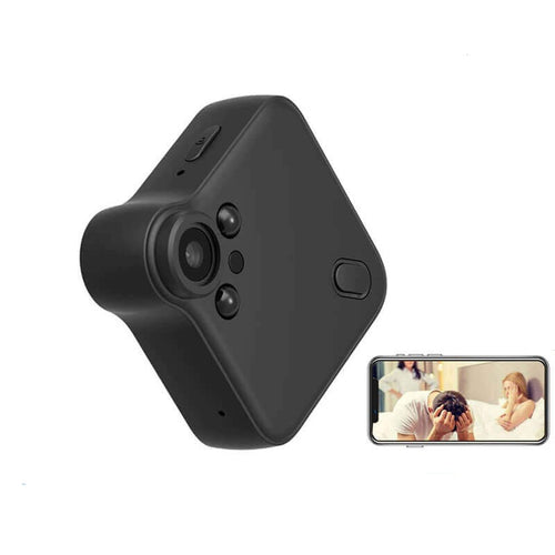 Mini Camera Wireless HD 1080P IP WIFI P2P Wearable Webcam Marginseye.com