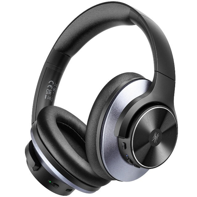 Oneodio A10 Hybrid Active Noise Cancelling Headphones With Hi-Res Audio Over Ear Bluetooth Wireless Headset ANC With microphone.