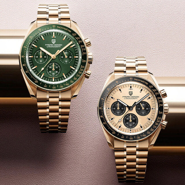 Top Brand Luxury Rose Gold Quartz Automatic Date Wrist Watch Waterproof Clock