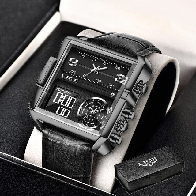 Top Luxury Brand Waterproof Wristwatch Quartz Analog Military Digital Watches