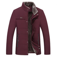 Load image into Gallery viewer, Winter Jacket Men Cotton Padded Warm Loose Parka Coat-Marginseye.com
