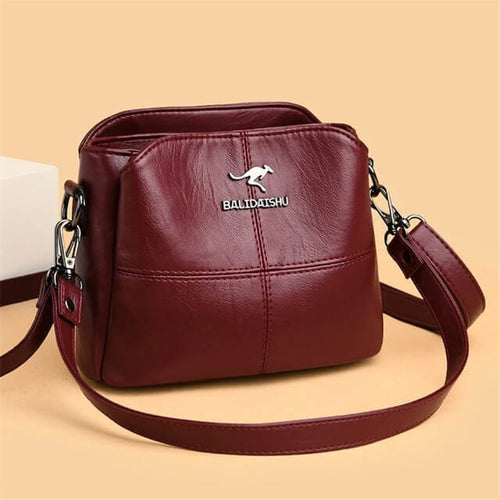 Women Embroidery Tote Bag High Quality Leather Ladies Handbags marginseye.com