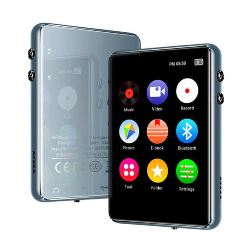 metal MP3 player Bluetooth 5.0 touch screen