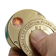 Cargar imagen en el visor de la galería, Rechargeable Flameless Bitcoin Electronic USB Lighter Marginseye.com
