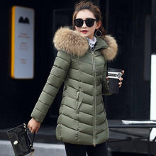 Cargar imagen en el visor de la galería, Winter jacket women fashion 2019 parkas mujer new long coat . Marginseye.com
