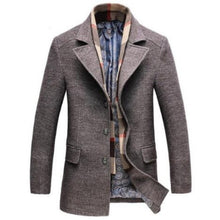 Load image into Gallery viewer, Winter Men&#39;s Casual Wool Trench Coat Marginseye.com
