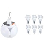 110W Solar LED Torch USB Rechargeable Night Light