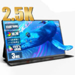 18 Inch 2.5K 144Hz Portable Monitor 2560X1600 100 Adobe SRGB Display Game Screen For Laptop Mac Phone Xbox PS4/5 Switch