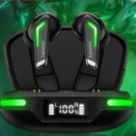 Original Lenovo GM3 Bluetooth Earphones TWS Gaming Headset with Digital Display Low Latency Dual Mic Noise Reduction Earbuds