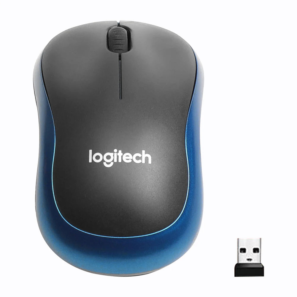 Logitech_M185_Wireless_Mouse_2.4Ghz_USB_1000DPI_Mice_3.jpg Logitech M185 Wireless Mouse 2.4Ghz USB 1000DPI Mice - Image 1