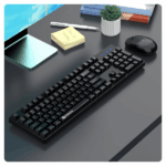 2.4G Wireless Keyboard and Mouse Combo Set black