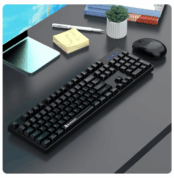 2.4G Wireless Keyboard and Mouse Combo Set black