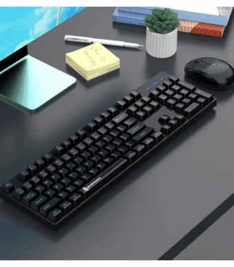 2.4G Wireless Keyboard and Mouse Combo Set black