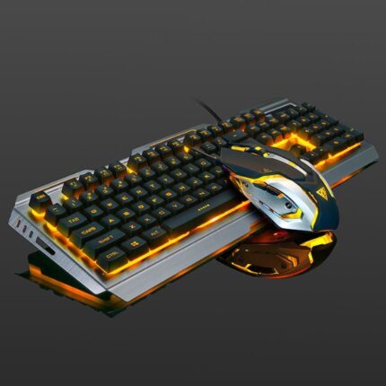 Backlight Gaming Keyboard Wired Mouse Set