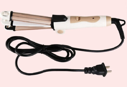 Kemei 3 in 1 Foldable Hair Curler