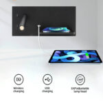 Wall Light Bedroom Lamp LED Phone Wireless Charger