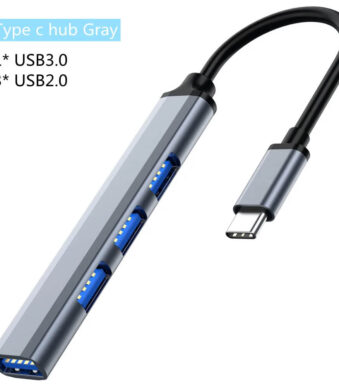 USB hub type_c_gray