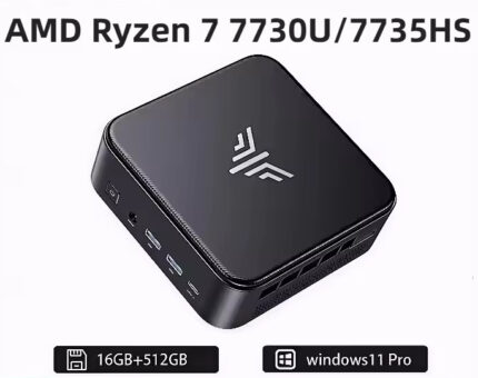 Mini PC with AMD Ryzen7 7735HS7730U 32GB 512GB SSD