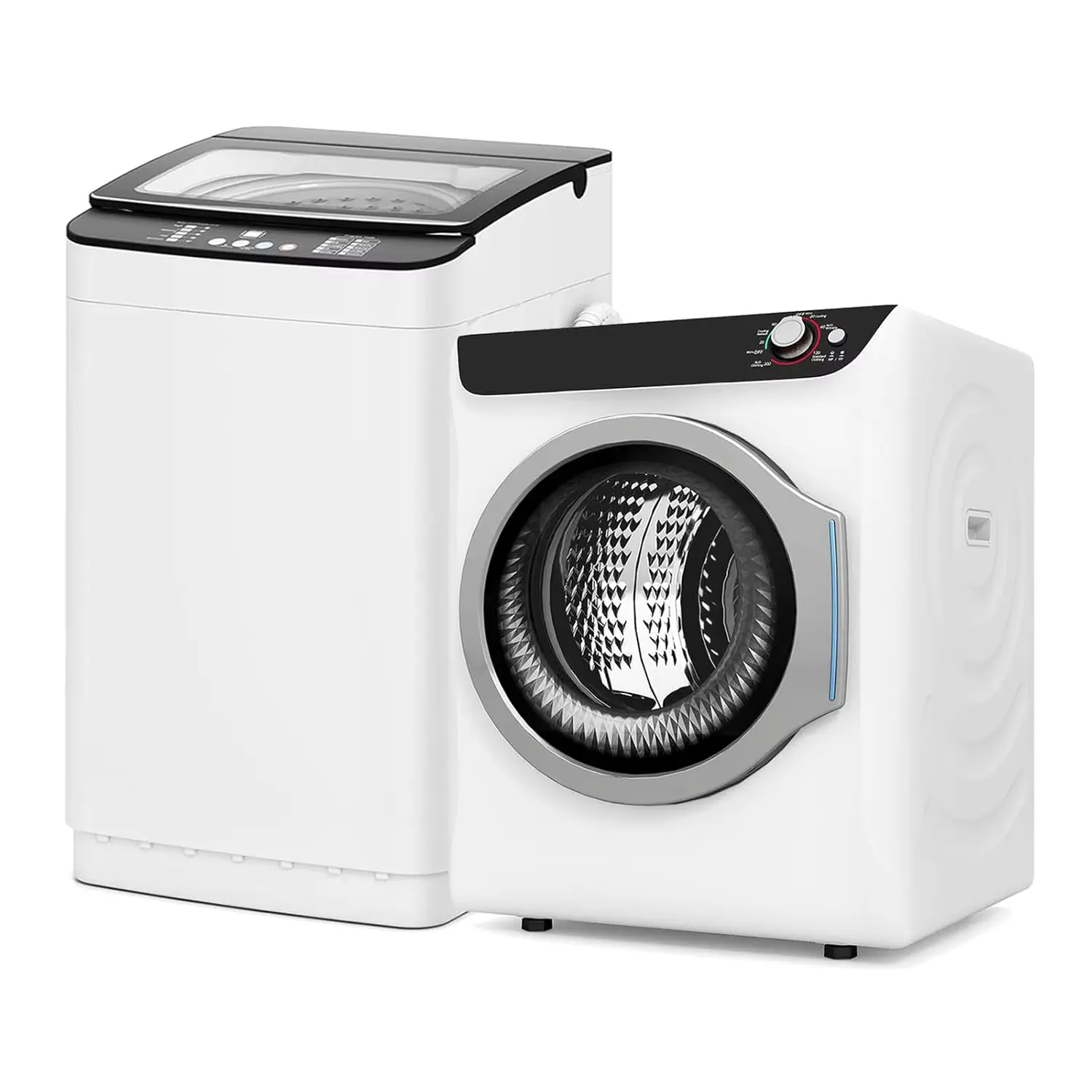 Portable Washer and Dryer Combo Set, 28 lbs Fully Automatic Washing Machine Portable Washer and Dryer Combo Set, 28 lbs Fully Automatic Washing Machine