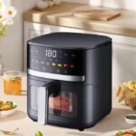 Digital Air Fryer Model 7L Oil Free Professional Home Appliance marginseye