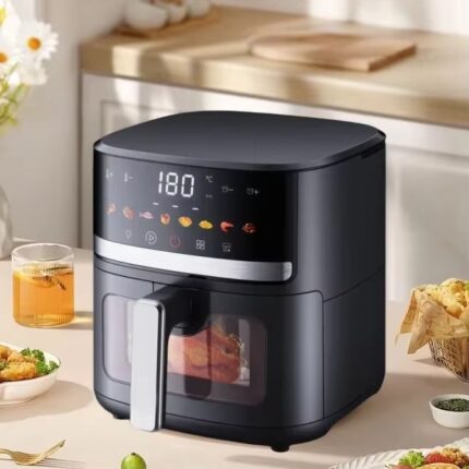 Digital Air Fryer Model 7L Oil Free Professional Home Appliance marginseye
