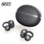 QCY Crossky C50 Open Ear Wireless Earbuds Bluetooth 6.0 Comfort Clip On Sports Earphone 4 Mic AI Clear Call Bass Boost Headphone